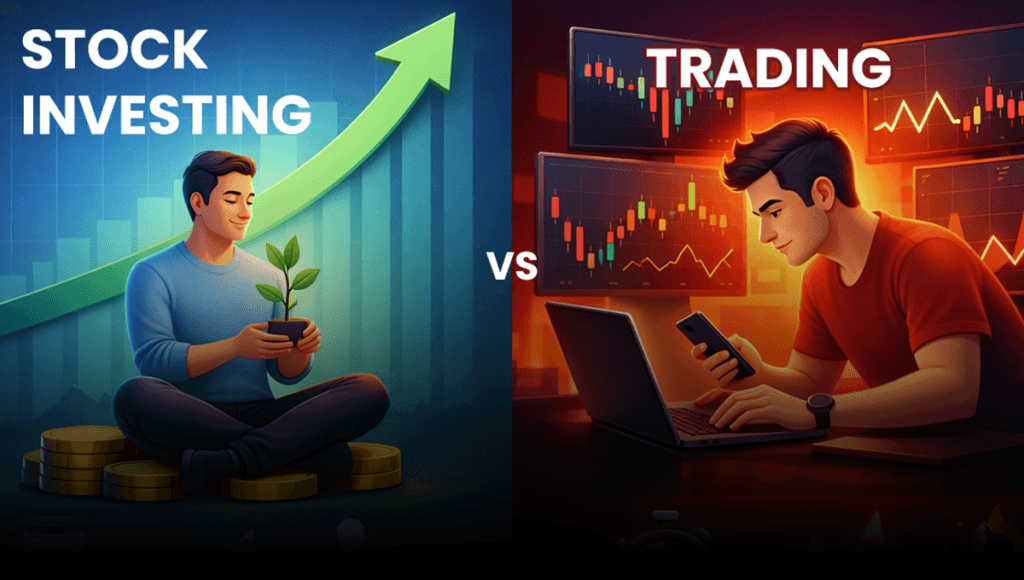 trading-vs-investing Differences Between Stock Investing and Trading